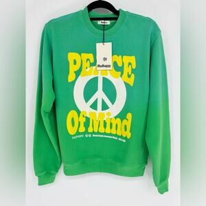Madhappy XS Crewneck Peace of Mind Sweatshirt Green Ombré NEW